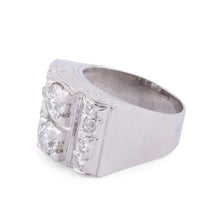 Charger l&#39;image dans la galerie, Bague platine en diamant 1930
