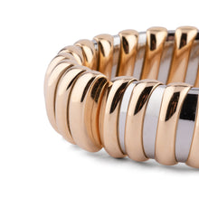 Charger l&#39;image dans la galerie, Bracelet or et acier de la maison Bvlgari
