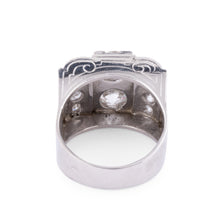 Charger l&#39;image dans la galerie, Bague platine en diamant 1930

