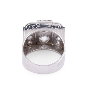 Bague platine en diamant 1930
