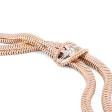 Charger l&#39;image dans la galerie, Collier or jaune double rang maillon lisse
