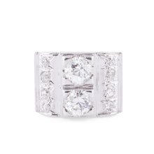 Charger l&#39;image dans la galerie, Bague platine en diamant 1930

