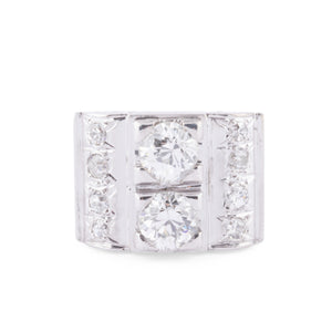 Bague platine en diamant 1930