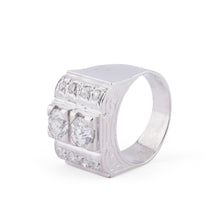 Charger l&#39;image dans la galerie, Bague platine en diamant 1930
