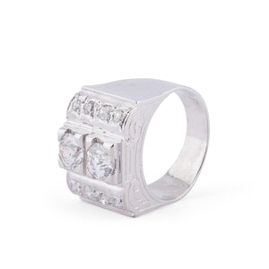 Bague platine en diamant 1930