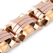 Charger l&#39;image dans la galerie, Bracelet tank or jaune et rose
