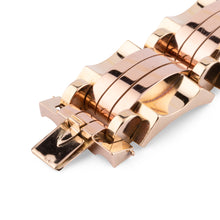 Charger l&#39;image dans la galerie, Bracelet tank or jaune et rose
