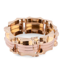 Charger l&#39;image dans la galerie, Bracelet tank or jaune et rose
