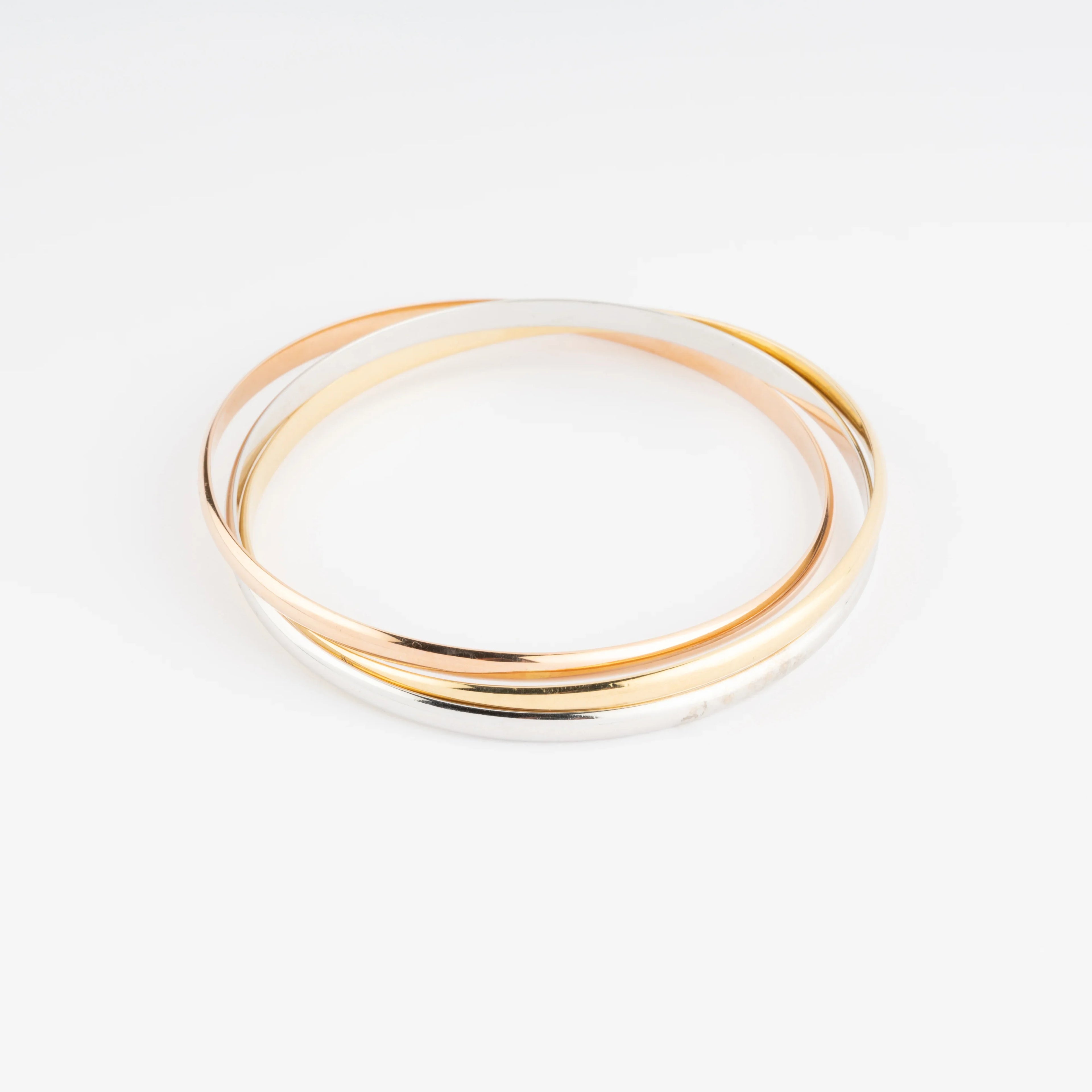 Bracelet 3 ors de Cartier modèle Trinity