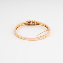 Charger l&#39;image dans la galerie, Bracelet or rose saphirs et diamants
