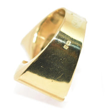 Charger l&#39;image dans la galerie, Bague Tank platine et diamant 1950 - adalgyseboutique
