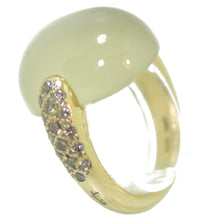 Charger l&#39;image dans la galerie, Bague or gris signée Pomellato modèle luna - adalgyseboutique
