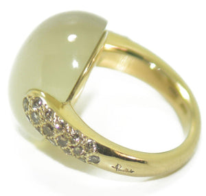 Bague or gris signée Pomellato modèle luna - adalgyseboutique
