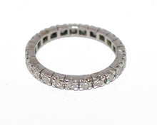 Charger l&#39;image dans la galerie, Alliance américaine diamant en or gris - adalgyseboutique
