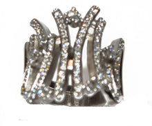 Charger l&#39;image dans la galerie, Bague or gris diamant moderne - adalgyseboutique
