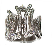 Charger l&#39;image dans la galerie, Bague or gris diamant moderne - adalgyseboutique
