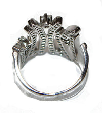 Charger l&#39;image dans la galerie, Bague or gris diamant moderne - adalgyseboutique
