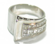 Charger l&#39;image dans la galerie, Bague platine diamant 1930 - adalgyseboutique

