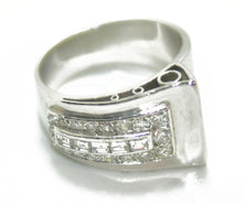 Charger l&#39;image dans la galerie, Bague platine diamant 1930 - adalgyseboutique
