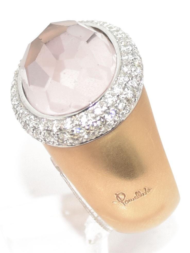 Bague signée Pomellato or rose morganite - adalgyseboutique