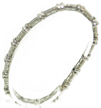 Charger l&#39;image dans la galerie, Bracelet or gris et diamant - adalgyseboutique
