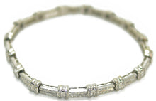 Charger l&#39;image dans la galerie, Bracelet or gris et diamant - adalgyseboutique
