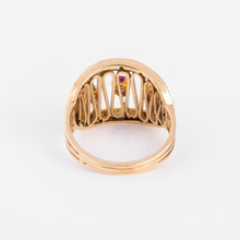 Charger l&#39;image dans la galerie, Bague or jaune et rubis
