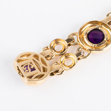 Charger l&#39;image dans la galerie, Bracelet or jaune et améthyste de la maison Poiray
