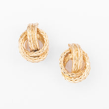 Charger l&#39;image dans la galerie, Boucles d&#39;oreilles or jaune signée Hermès
