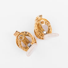 Charger l&#39;image dans la galerie, Boucles d&#39;oreilles or jaune signée Hermès
