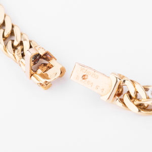 Bracelet en or jaune et diamant ,rubis cabochon de la maison Van Cleef and Arpels
