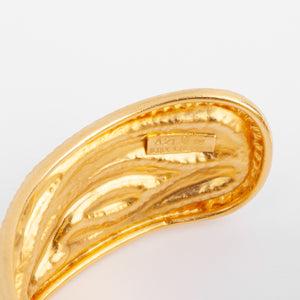 Bracelet jonc or jaune du créateur Ilias Lalaounis texturé