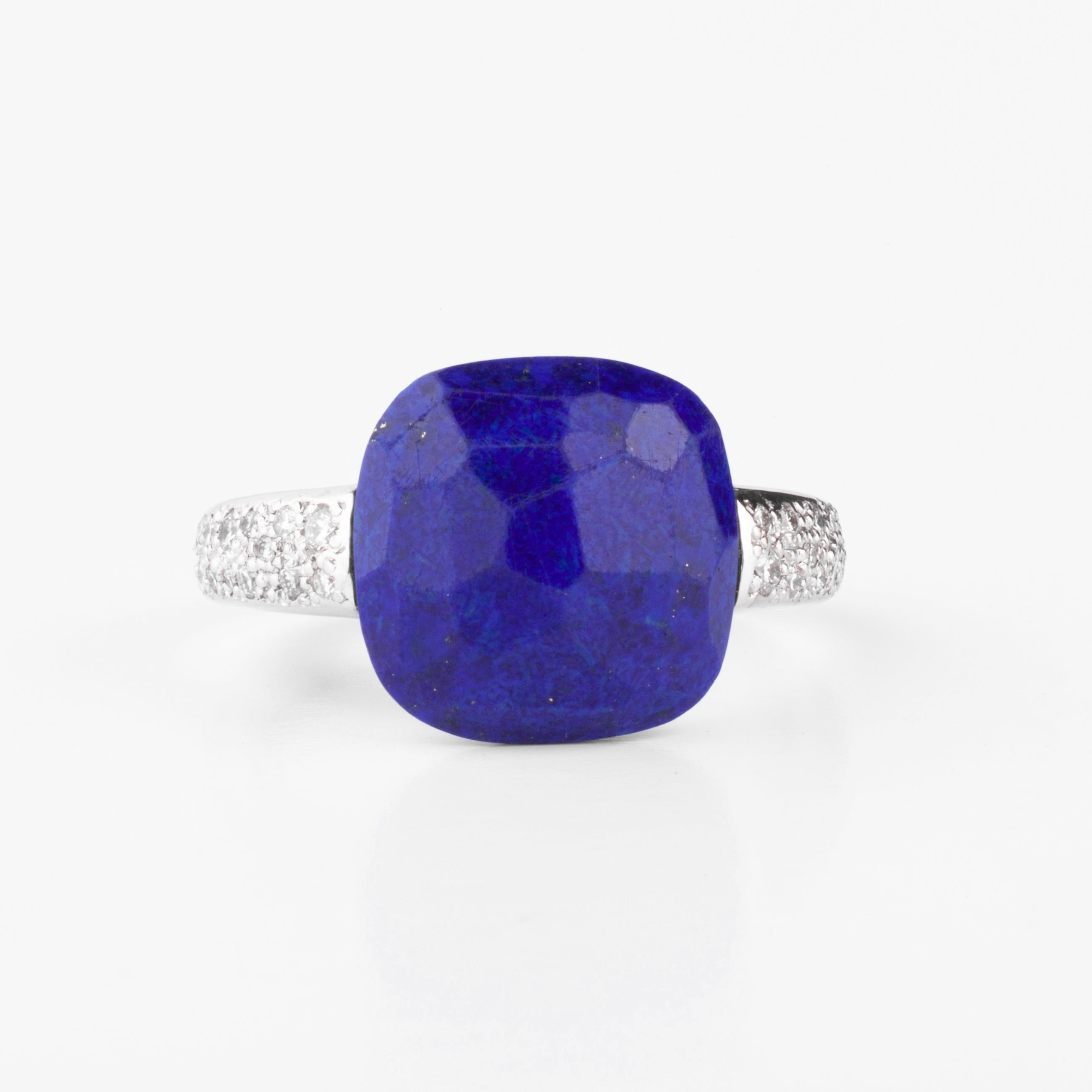 Bague de la maison Pomellato modèle Capri en or diamants et Lapis Lazuli