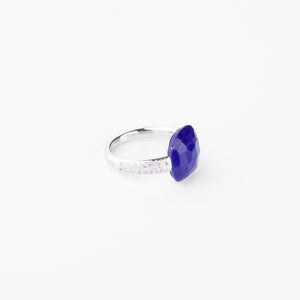 Bague de la maison Pomellato modèle Capri en or diamants et Lapis Lazuli