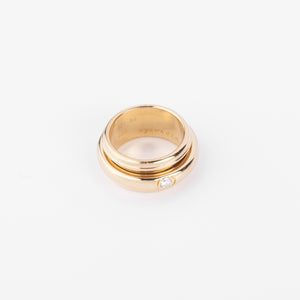 Bague or jaune et diamants de la maison Piaget modèle Possession