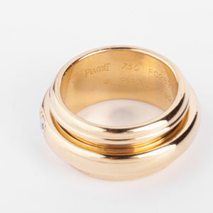 Bague or jaune et diamants de la maison Piaget modèle Possession