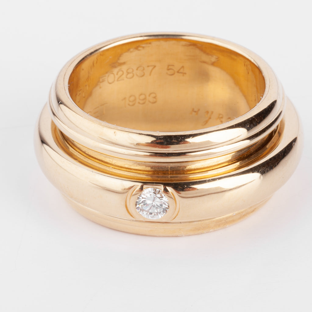Bague or jaune et diamants de la maison Piaget modèle Possession