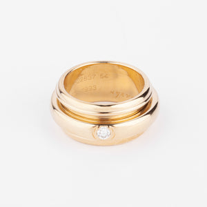 Bague or jaune et diamants de la maison Piaget modèle Possession