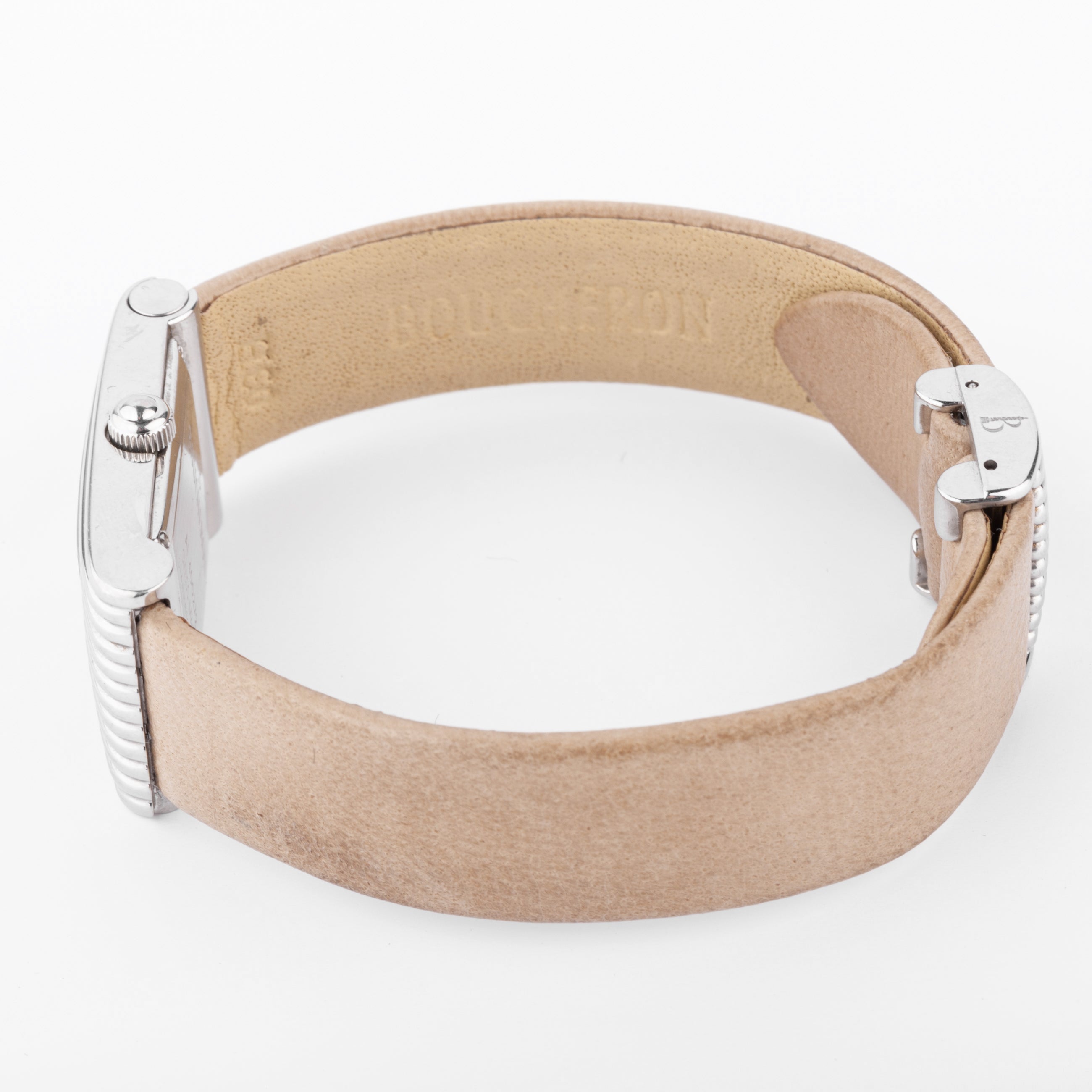 Boucheron Reflet collection rectangular steel watch