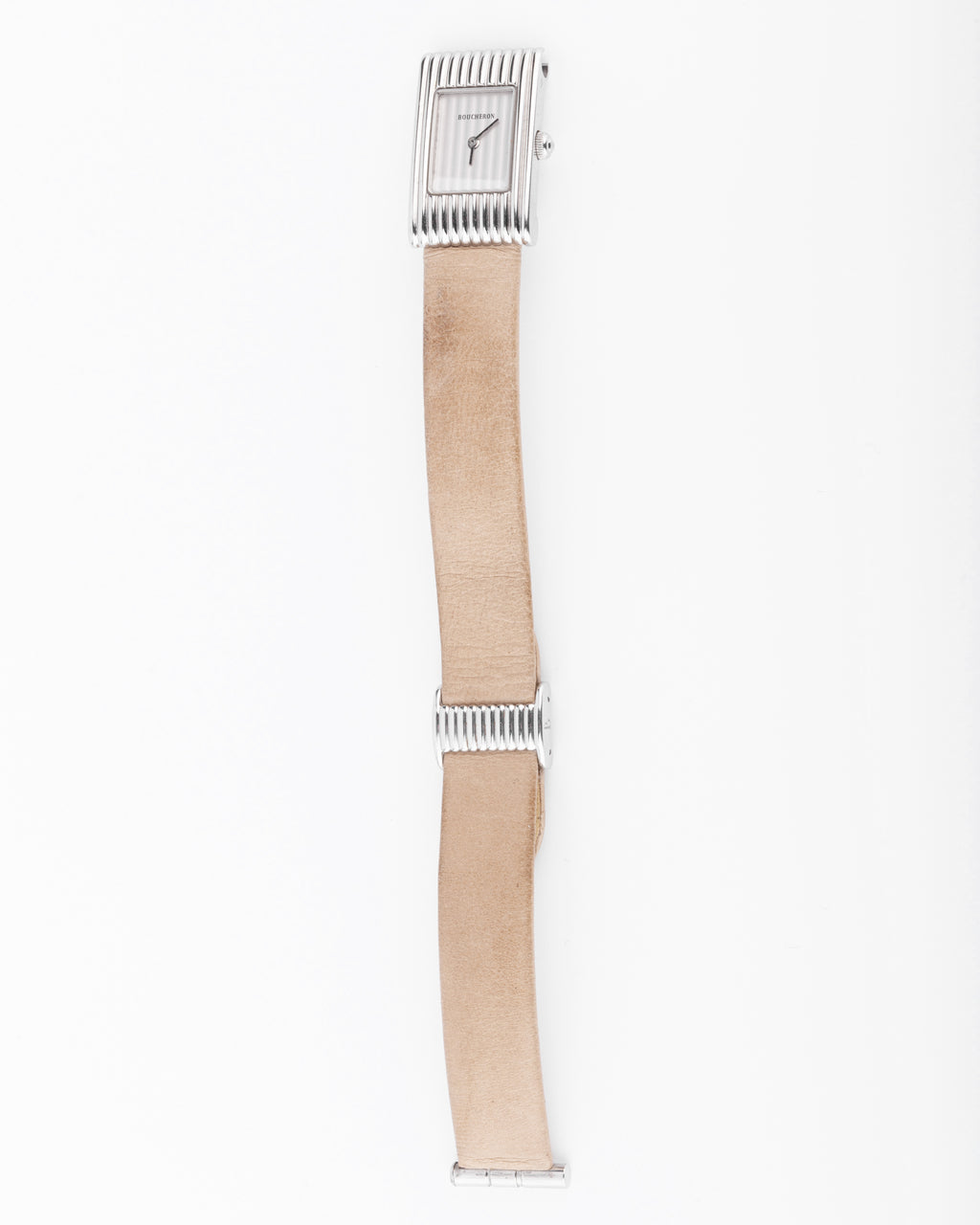 Boucheron Reflet collection rectangular steel watch