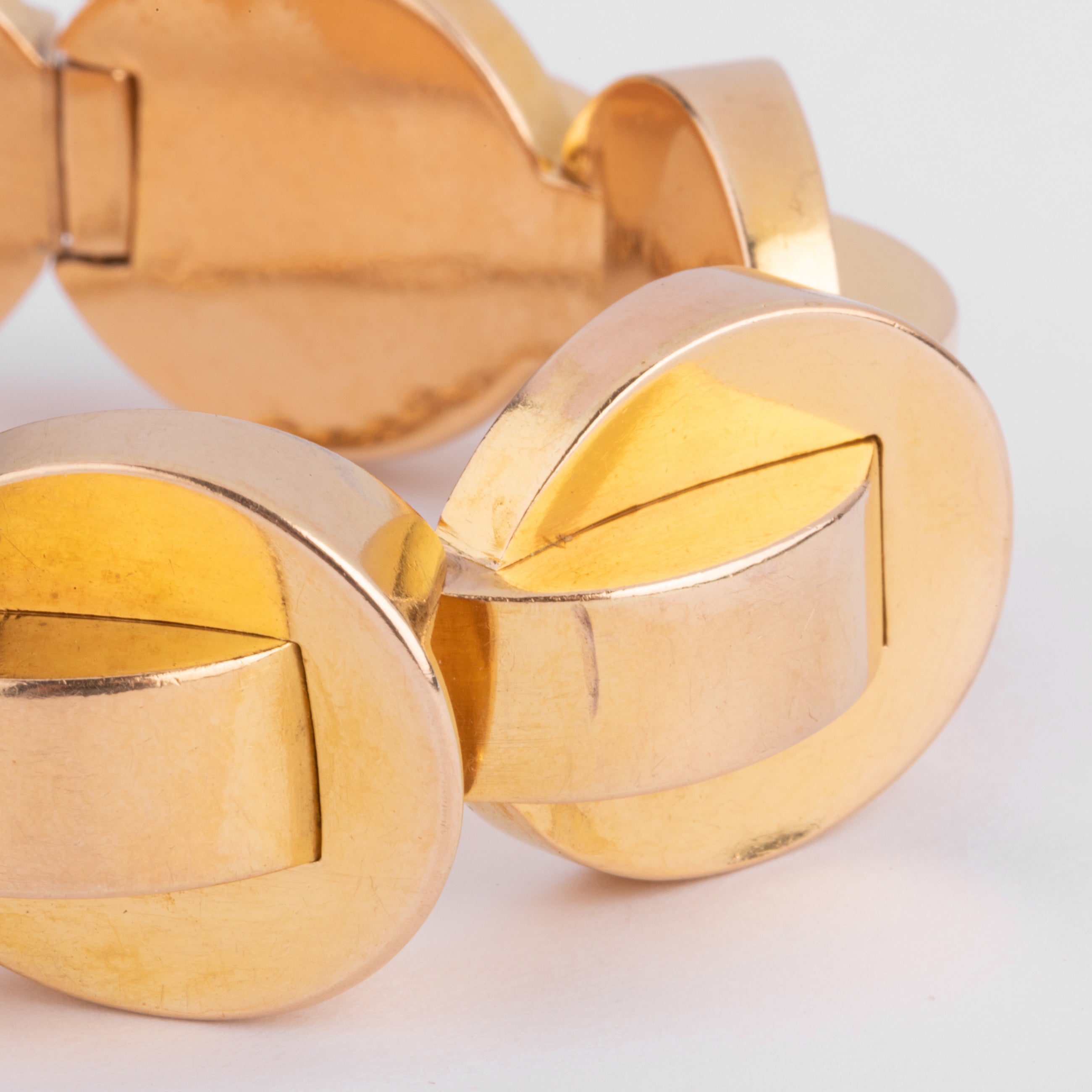 Bracelet Tank en or jaune