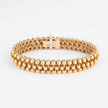 Charger l&#39;image dans la galerie, Bracelet or jaune 18k signé et numéroté de la maison Boucheron collection Grains de Raisin
