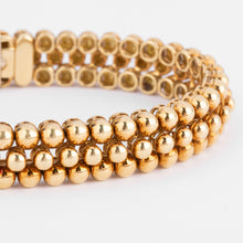 Charger l&#39;image dans la galerie, Bracelet or jaune 18k signé et numéroté de la maison Boucheron collection Grains de Raisin
