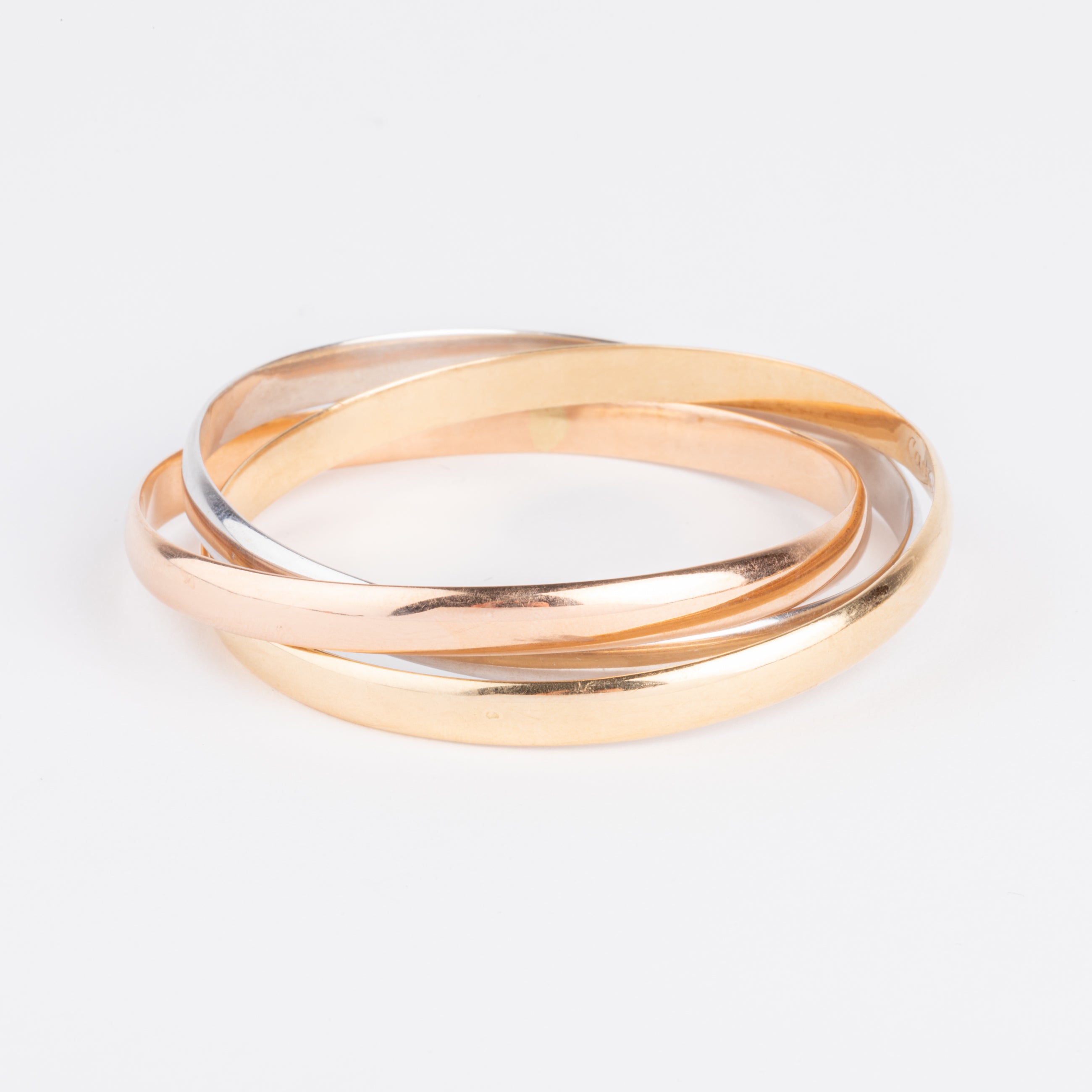 Bracelet  de la Maison Cartier modèle Trinity 3 ors