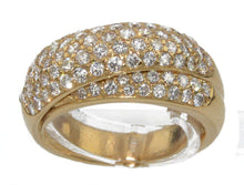 Charger l&#39;image dans la galerie, Bague jonc or jaune entièrement pavée de  diamant - adalgyseboutique
