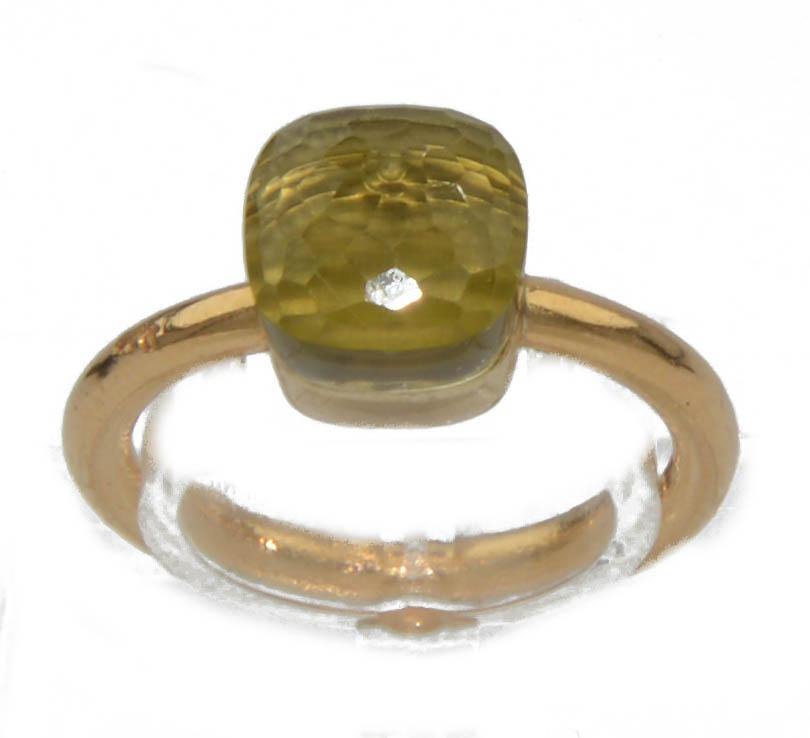 Bague or rose Pomellato modèle Nudo - adalgyseboutique