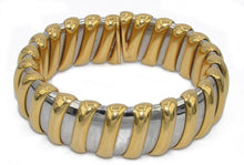 Charger l&#39;image dans la galerie, Bracelet or jaune et acier signée de la maison Bvlgari - adalgyseboutique
