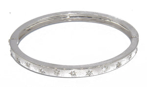 Bracelet jonc or blanc forme ruban - adalgyseboutique