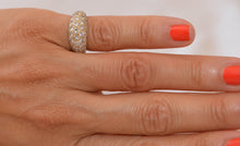 Charger l&#39;image dans la galerie, Bague jonc bombée en diamant. - adalgyseboutique
