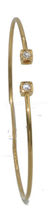 Bracelet or jaune modèle cube de la maison Dinh Van - adalgyseboutique